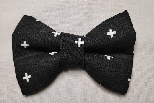 Black & White Pet Bow Tie