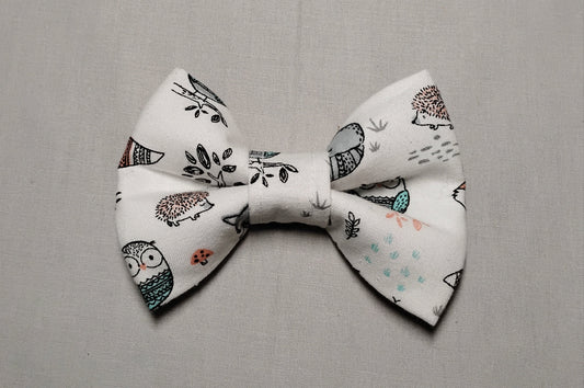 Owl & Hedgehog Pet Bow Tie