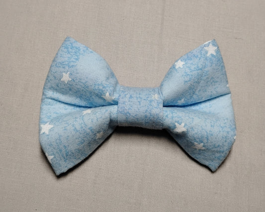 Blue with Stars Pet Bow Tie
